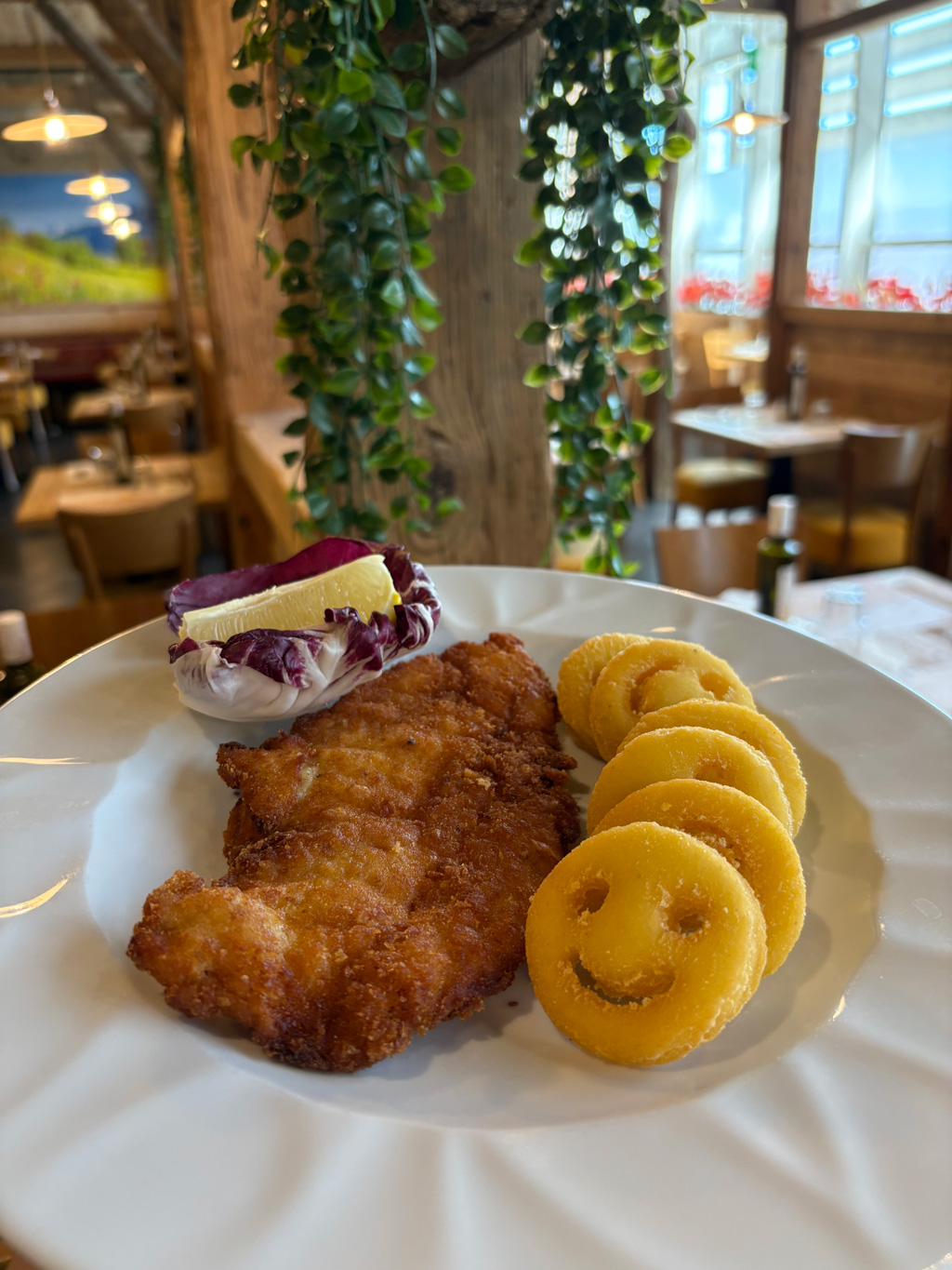 La nostra cotoletta baby con faccine